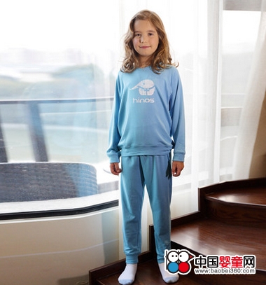 小蓝象hinos女童速干排汗内衣家居服
