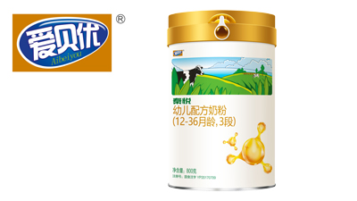 爱贝优秦悦幼儿配方奶粉系列
