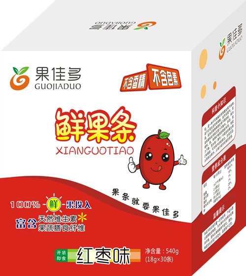 果佳多鲜果条（红枣味）