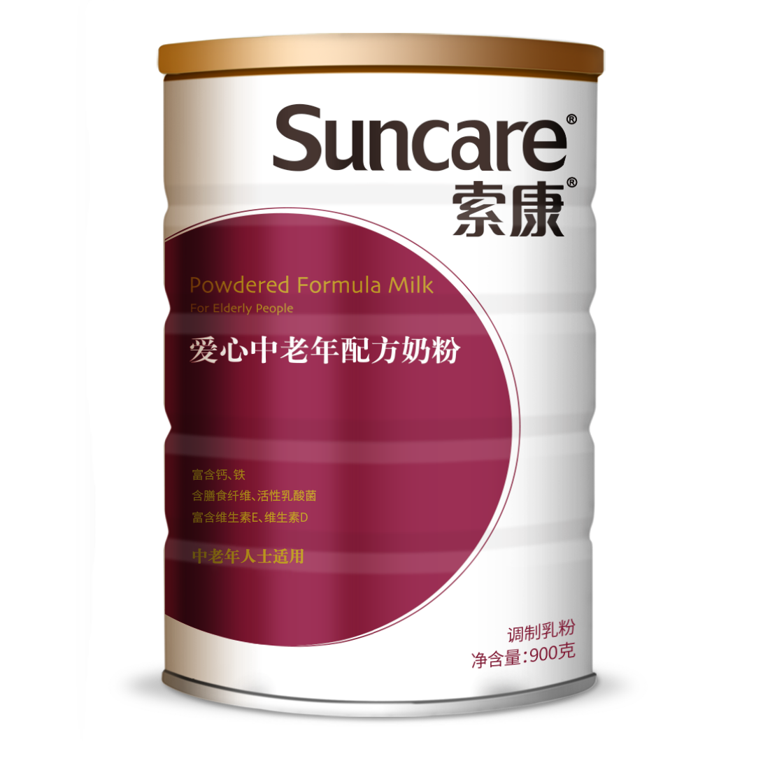 索康爱心中老年配方奶粉