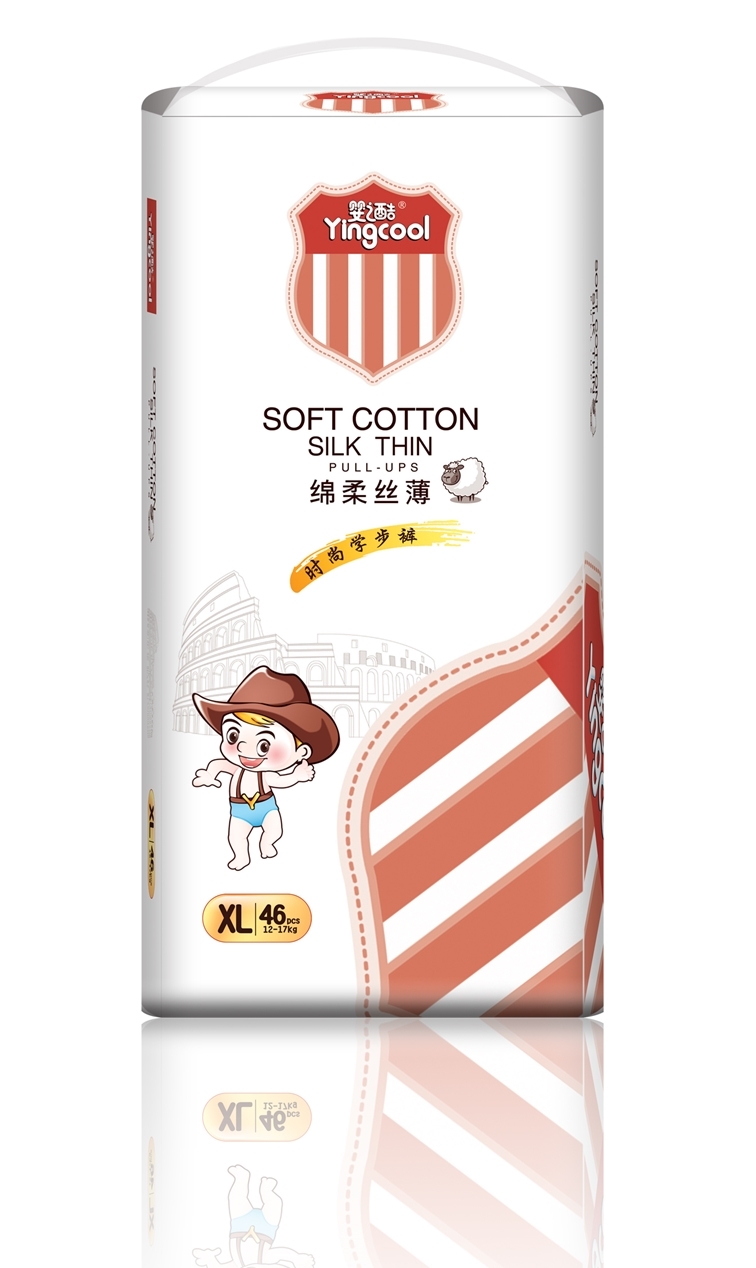 婴之酷绵柔丝薄学步裤XL码