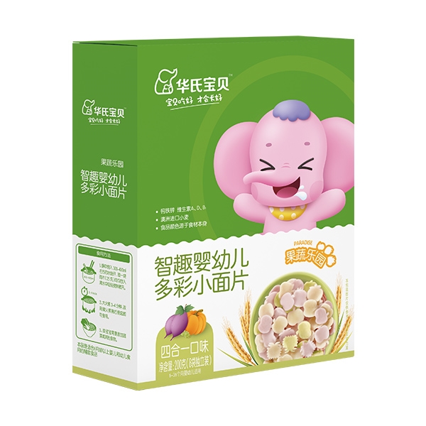 华氏宝贝婴幼儿多彩小面片（果蔬乐园）