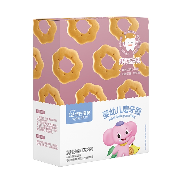 华氏宝贝婴幼儿磨牙圈（果蔬核桃）