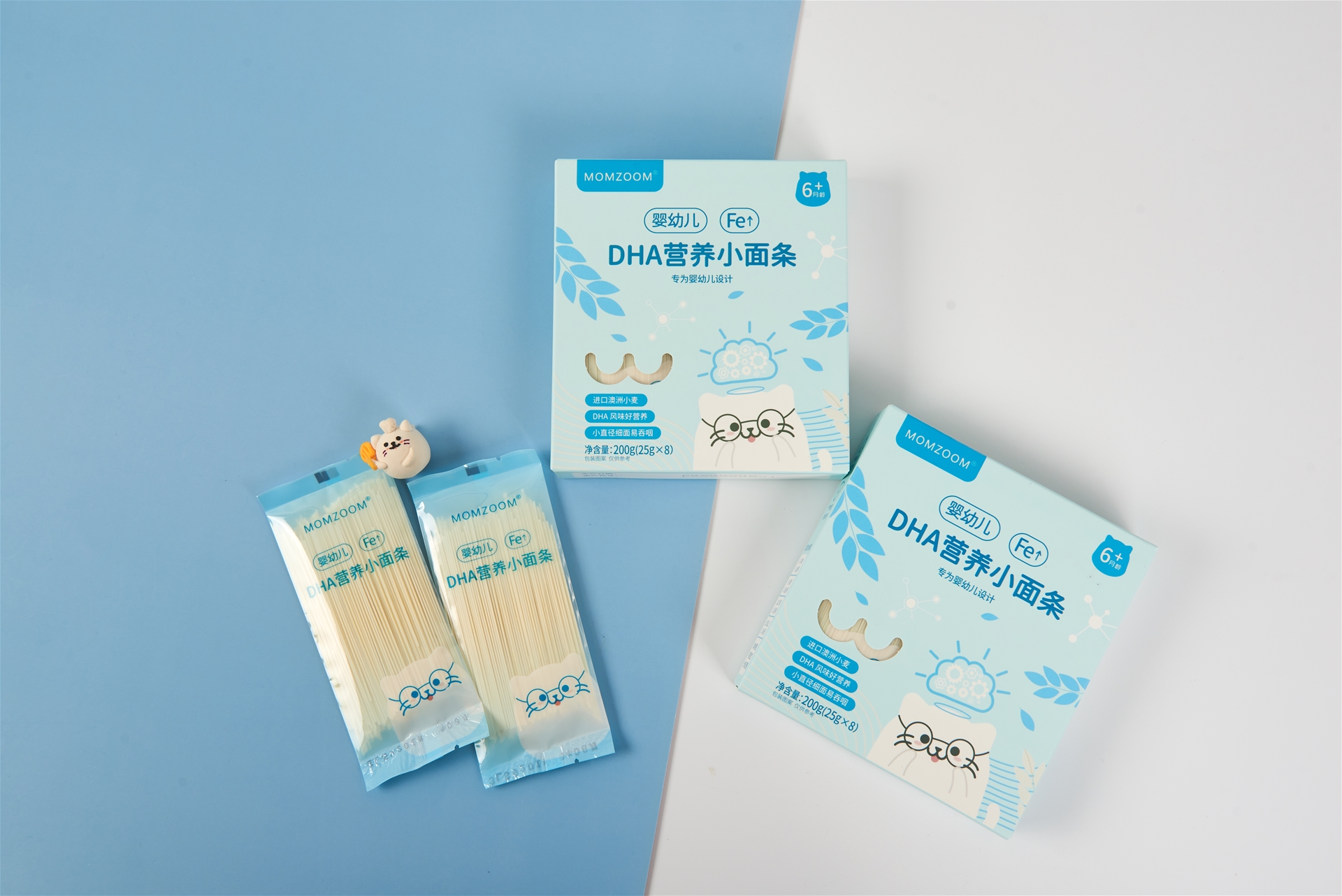 萌天天小朋友DHA营养小面条
