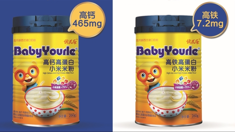 优儿乐高蛋白配方小米米粉系列