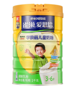 雀巢爱思培学龄前儿童奶粉