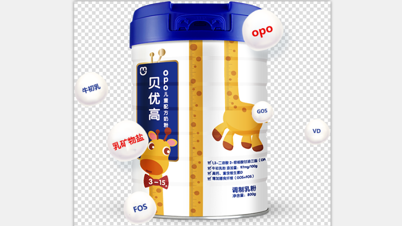 贝优高opo儿童配方奶粉系列