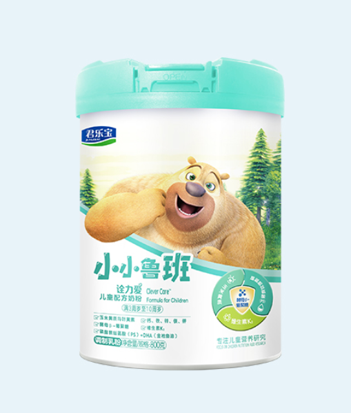 君乐宝小小鲁班诠力爱儿童配方奶粉