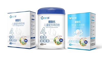 美力源晴智优儿童&学生羊奶粉系列