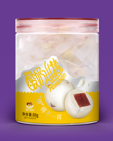 两个宝贝酸奶山楂 小袋分食罐装88g