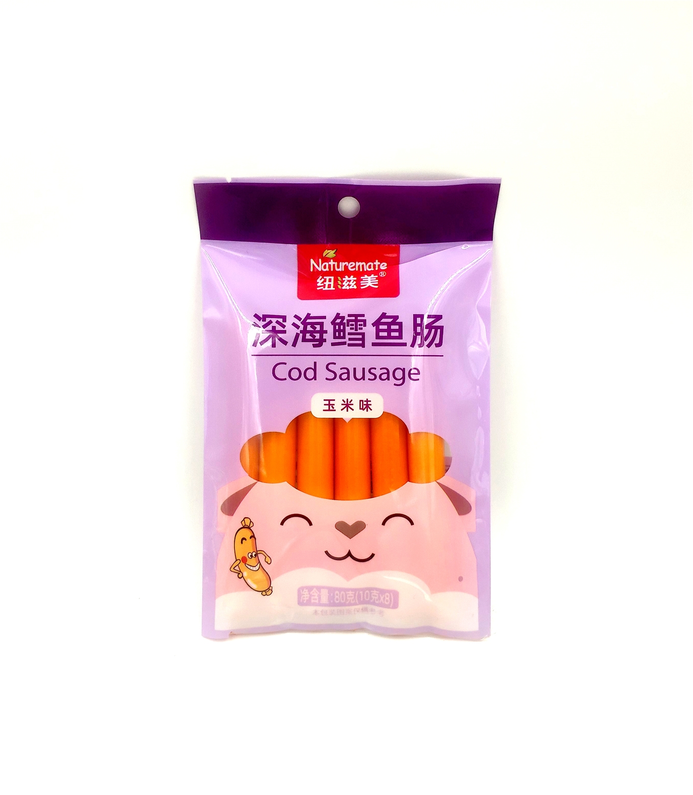 纽滋美大罐深海鳕鱼肠（玉米味）