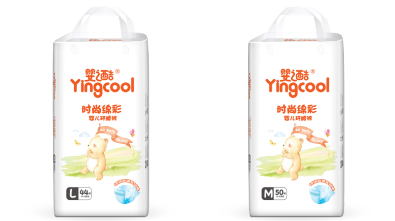 时尚绵彩婴儿环腰裤/拉拉裤