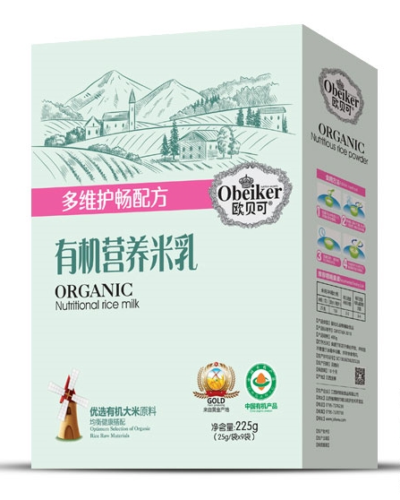 欧贝可有机米乳多维护畅配方（盒装）