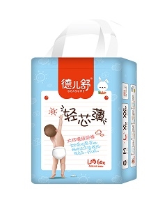 德儿舒轻芯薄大环腰纸尿裤L60