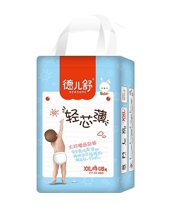 德儿舒轻芯薄大环腰纸尿裤XXL48