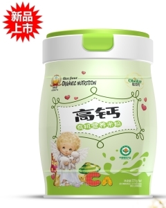 欧贝可高钙有机营养米粉（听装）