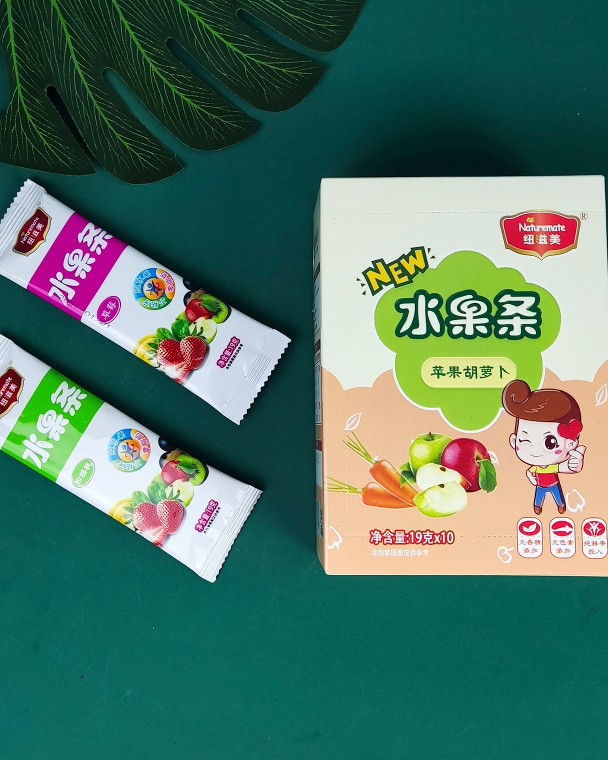 纽滋美苹果胡萝卜味水果条