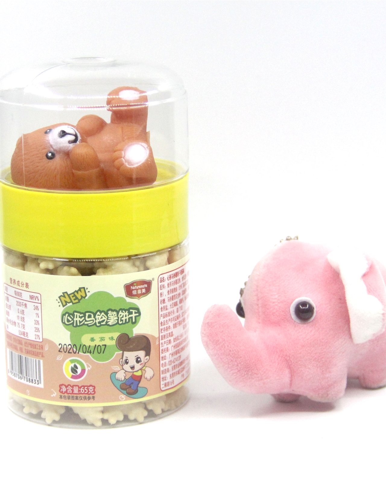 纽滋美马铃薯心形饼干番茄口味