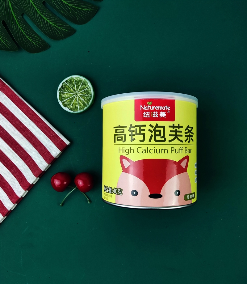 纽滋美高钙泡芙条蛋黄味