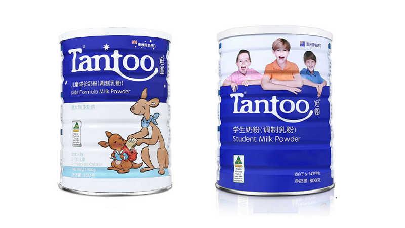 坦图成长奶粉系列