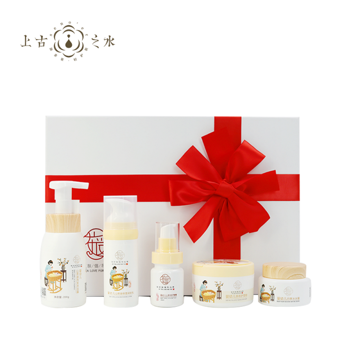 茶爱婴幼儿系列亲肤五件套