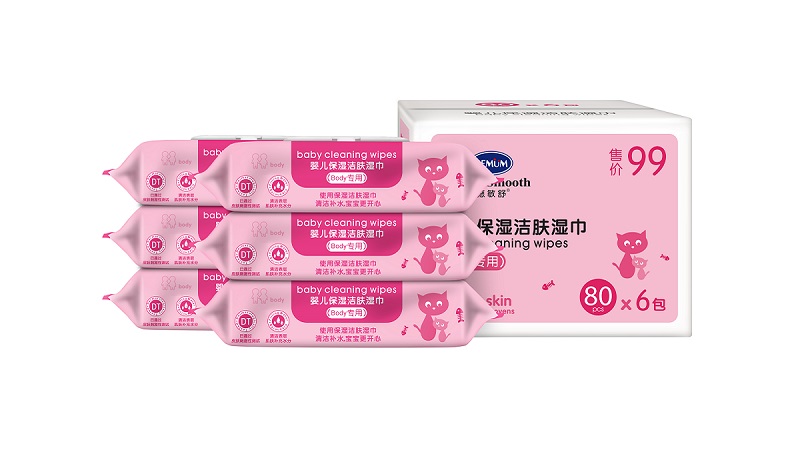 德敏舒婴幼儿保湿洁肤湿巾