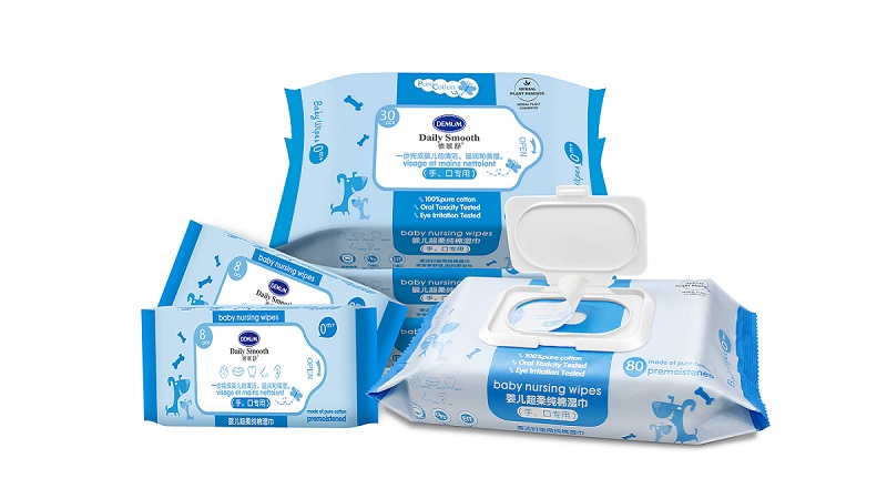 德敏舒婴幼儿超柔纯棉湿巾