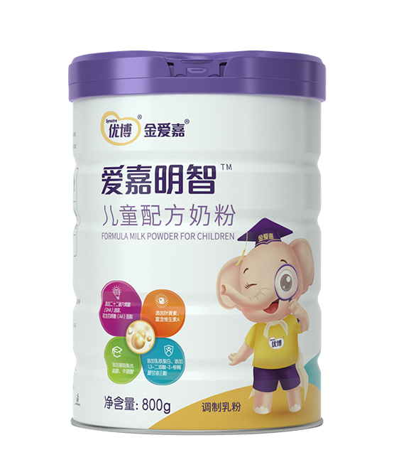 优博金爱嘉爱嘉明智儿童奶粉