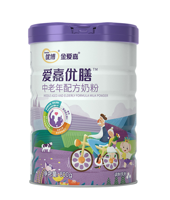 优博金爱嘉爱嘉优膳中老年奶粉