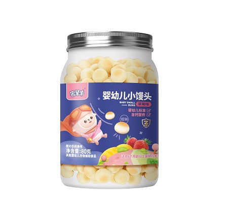 宅羊羊婴幼儿小小馒头（草莓味）