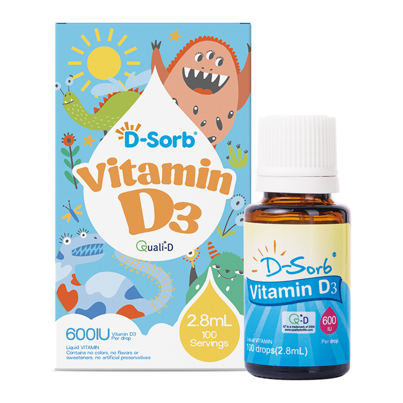 滴适宝维生素D3（600IU儿童版）