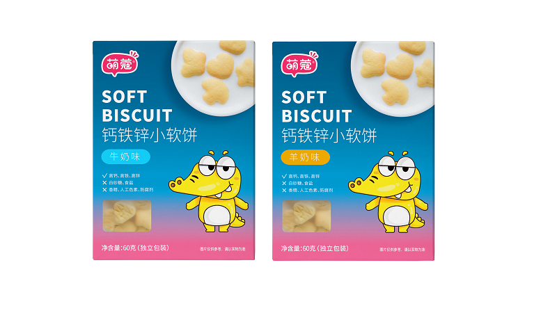 萌蔻钙铁锌小软饼系列