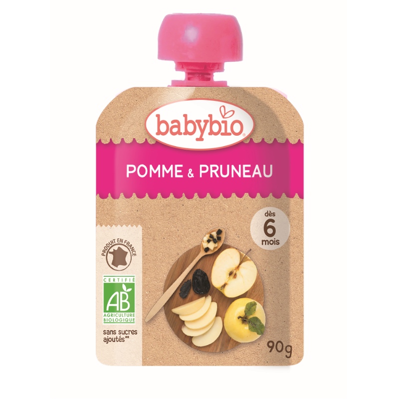 伴宝乐袋装有机混合纯果泥（苹果西梅）