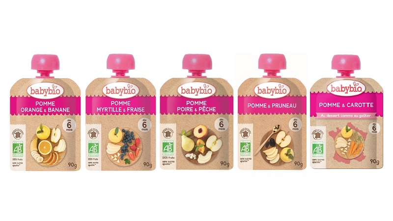 伴宝乐袋装有机混合纯果泥系列