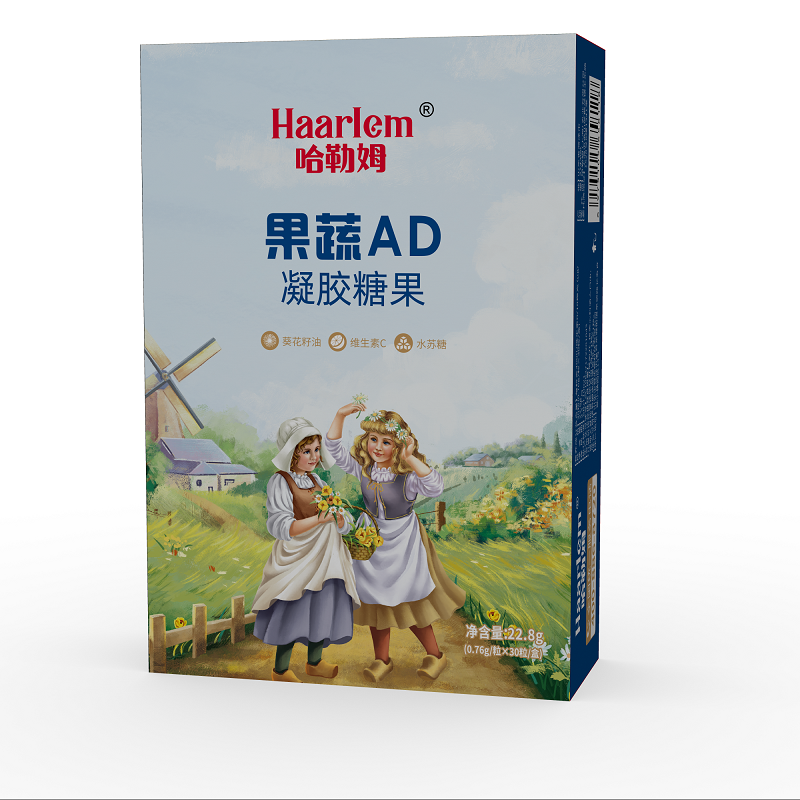 哈勒姆果蔬AD凝胶糖果