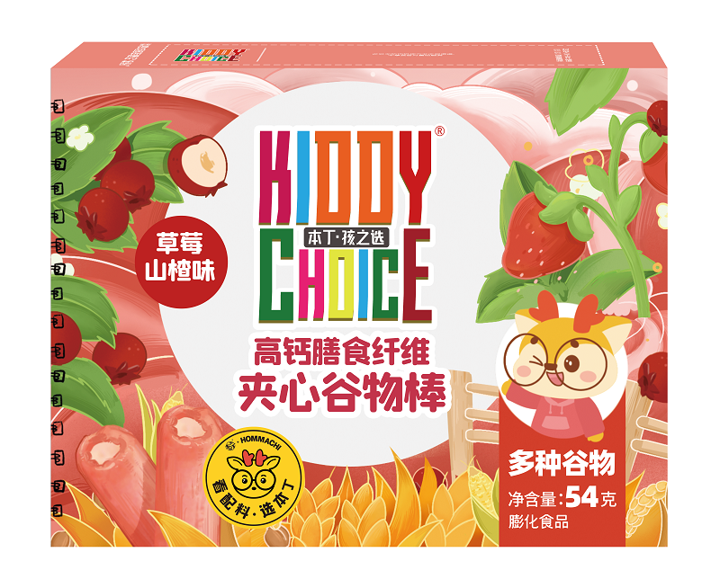 本丁孩之选夹心谷物棒（草莓山楂味）