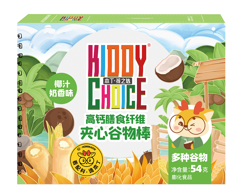 本丁孩之选夹心谷物棒（椰汁奶香味）