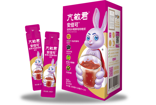 亢敏君安倍可接骨木莓酵母粉糖浆