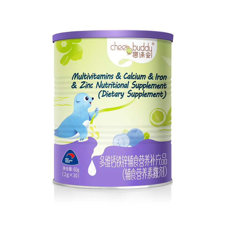 趣谛安多维钙铁锌辅食营养补充品