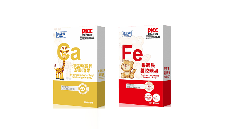 中舜生物儿童凝胶糖果系列