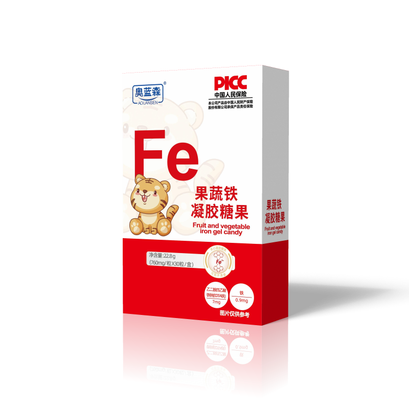 中舜生物果蔬铁凝胶糖果