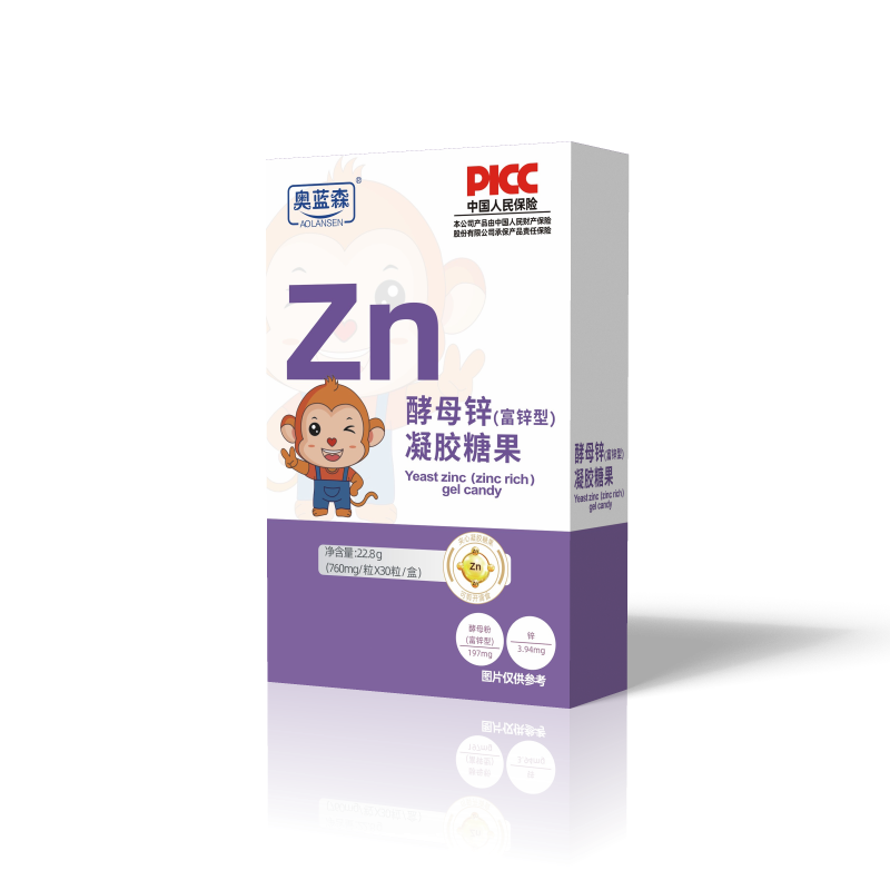 中舜生物酵母锌凝胶糖果