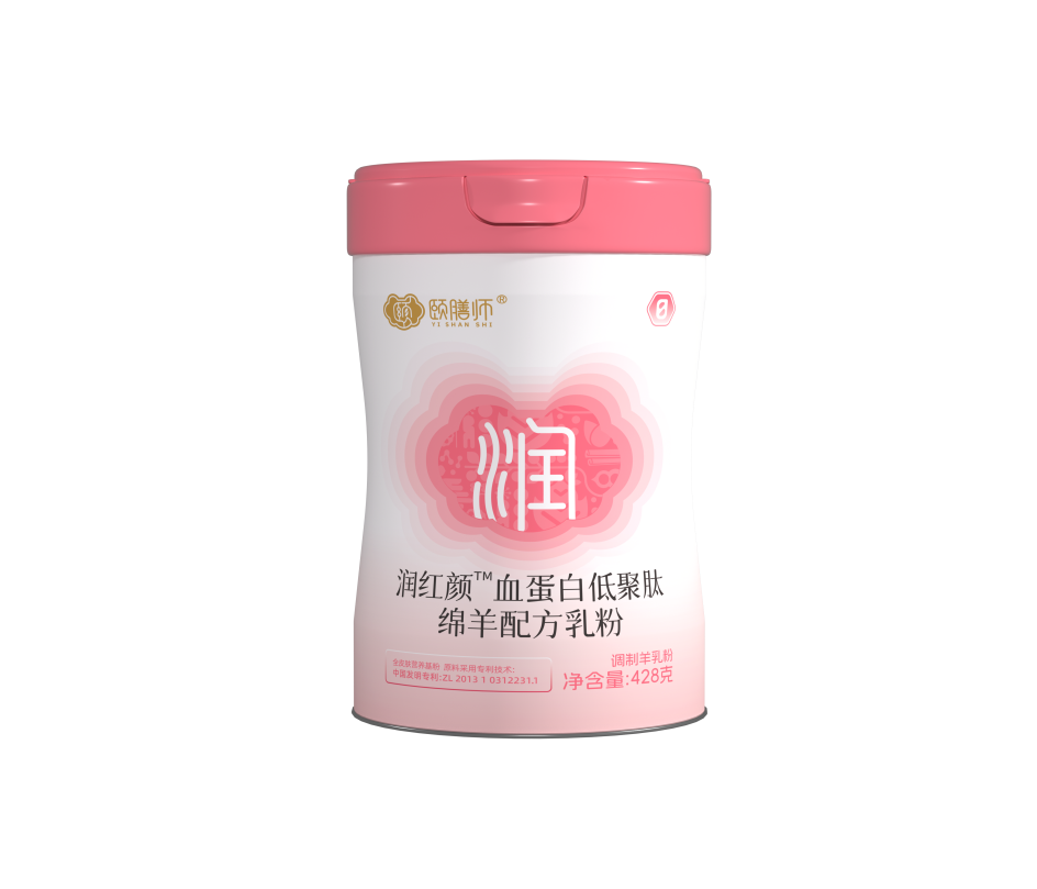 颐膳师润红颜血蛋白低聚肽绵羊配方乳粉