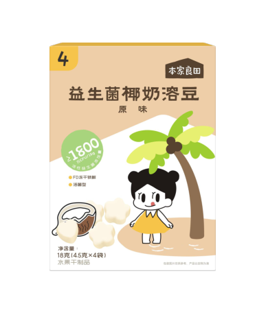 本家良田益生菌椰奶溶豆